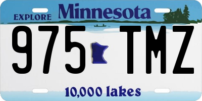 MN license plate 975TMZ