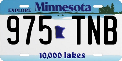MN license plate 975TNB