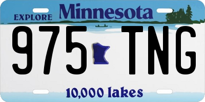 MN license plate 975TNG