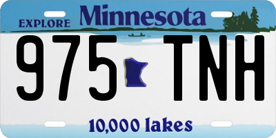 MN license plate 975TNH