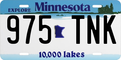 MN license plate 975TNK