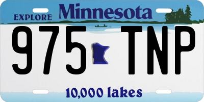 MN license plate 975TNP
