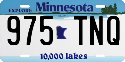 MN license plate 975TNQ