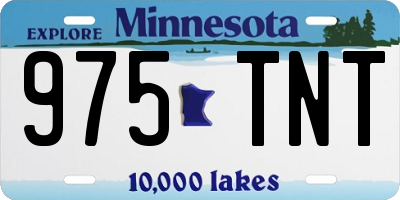 MN license plate 975TNT