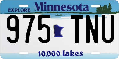 MN license plate 975TNU