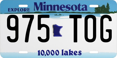 MN license plate 975TOG