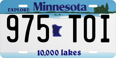 MN license plate 975TOI