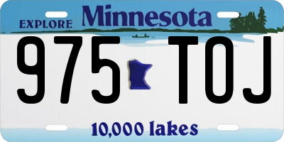 MN license plate 975TOJ