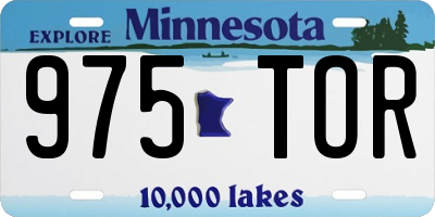 MN license plate 975TOR