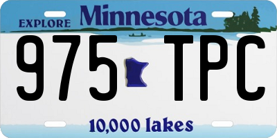MN license plate 975TPC