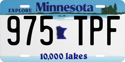 MN license plate 975TPF