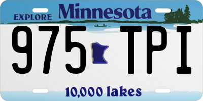 MN license plate 975TPI