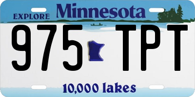 MN license plate 975TPT