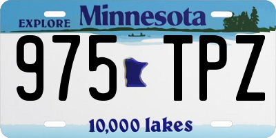 MN license plate 975TPZ