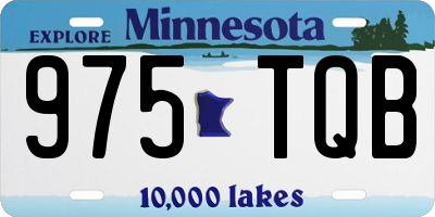 MN license plate 975TQB