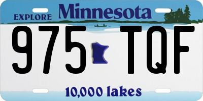 MN license plate 975TQF