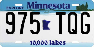 MN license plate 975TQG