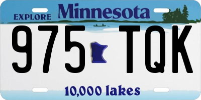 MN license plate 975TQK