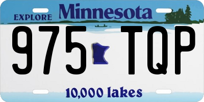 MN license plate 975TQP
