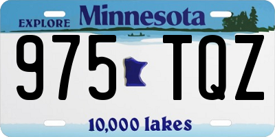 MN license plate 975TQZ