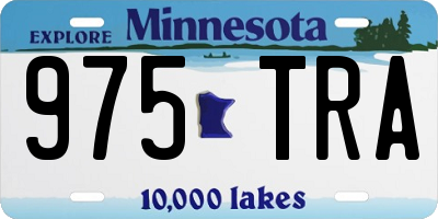 MN license plate 975TRA