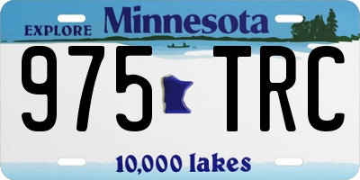 MN license plate 975TRC
