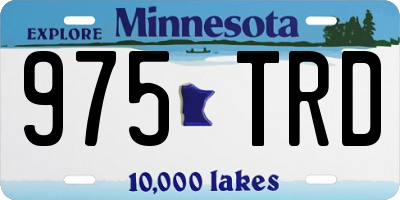 MN license plate 975TRD