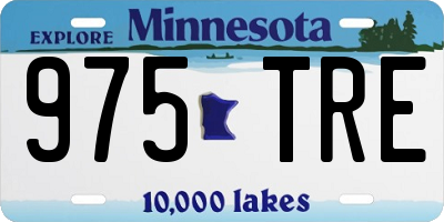 MN license plate 975TRE
