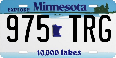 MN license plate 975TRG