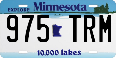 MN license plate 975TRM