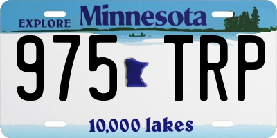 MN license plate 975TRP