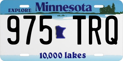 MN license plate 975TRQ