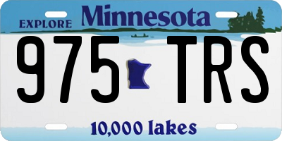 MN license plate 975TRS