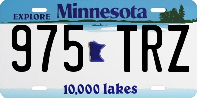 MN license plate 975TRZ