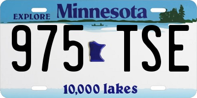 MN license plate 975TSE