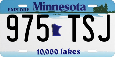 MN license plate 975TSJ
