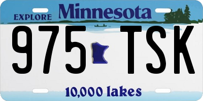 MN license plate 975TSK