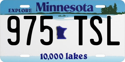 MN license plate 975TSL