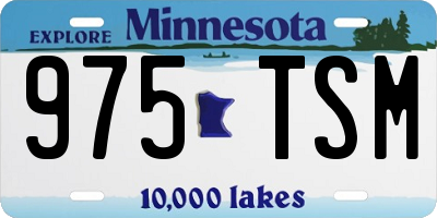 MN license plate 975TSM