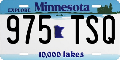 MN license plate 975TSQ