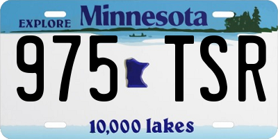 MN license plate 975TSR
