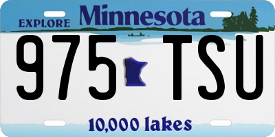 MN license plate 975TSU