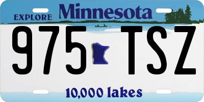 MN license plate 975TSZ
