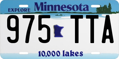 MN license plate 975TTA