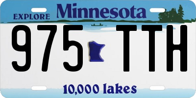 MN license plate 975TTH