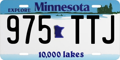 MN license plate 975TTJ