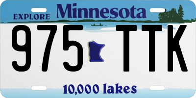 MN license plate 975TTK
