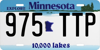 MN license plate 975TTP