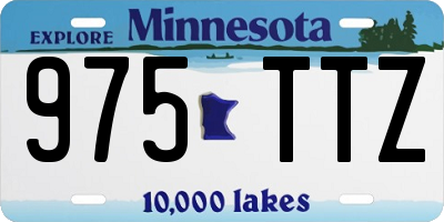 MN license plate 975TTZ