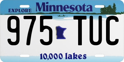 MN license plate 975TUC